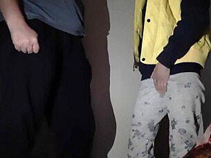 Stepmom watches me masturbate before sex