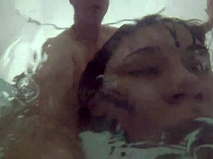 Skinny asian slut candy cruise gags on penis in bathtub pov