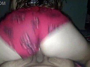 Horny stepdaughter rides stepfather