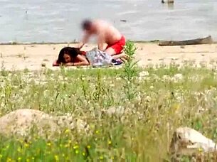 Luna black x gets fucked on the beach in quickie blowjob 😘