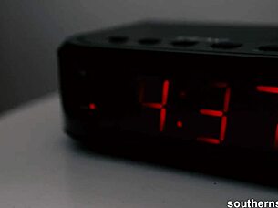 Bound hairy beauty climaxes through solo masturbation 😍