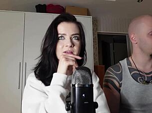 Petite Brunette Mistress Teases with Answers.