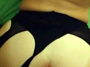 blonde teacher in stockings!