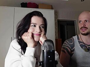 Petite Brunette Mistress Teases with Answers.