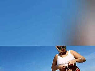 Enjoying The View At The Lighthouse On The Beach 😊