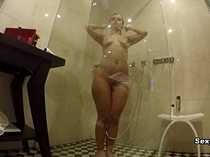 Sexydeas Unveils Steamy Shower Quickie With Big Cock In POV Doggystyle