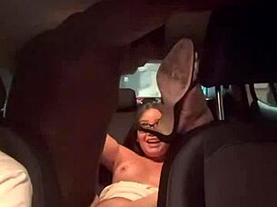 Asian wife fucks app driver bareback in front of cuckold husband
