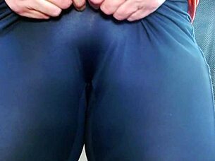 1150 Dawn Shows Off Her Fine Fat Ass In Leggings With Orgasm Denial.