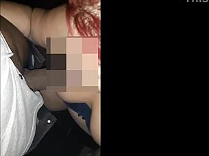 I dragged the redhead to the gloryhole booth