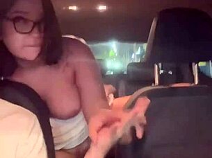 Asian wife fucks app driver bareback in front of cuckold husband