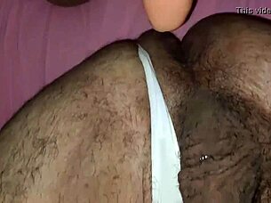 Wife rides strapon and gets ass fucked in homemade scene