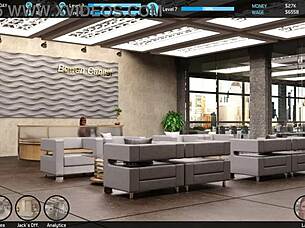 i climb high-rise in this cute outfit, feeling curvy and fat in 3d animation