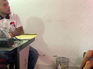 Boss Fucks Young University Student Seeking Job Opportunity