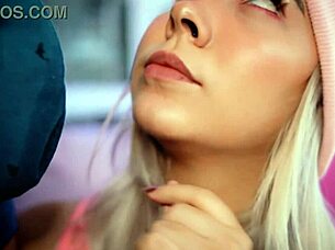 Colombian blonde sucks stepbro's cock live 😍