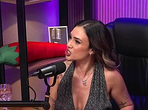 Redhead MILF Dominates with Leather Latex and Pussy Kisses