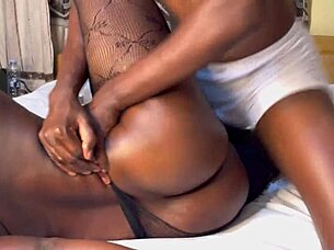 big ass ebony takes huge cock raw