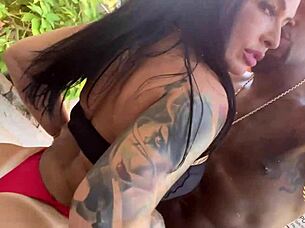 lucky rome and major rim monica santhiago's wet pussy before deepthroating