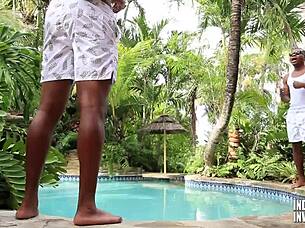 Resort Rendezvous With 2 Huge Black Dicks