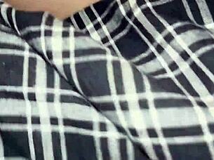 Petite step sisters let big dick step brother cum inside her ass.