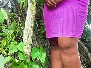 Slut Rubs Pussy on Huge Cock!