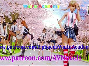 Academy 129 is an exciting anime game with hentai elements