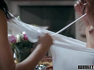 Angry stepmom forces teen stepdaughter to serve naked