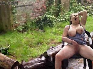 klaudiaambergirl solo masturbation during a storm, what screams will you hear?