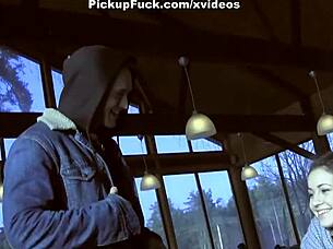 real facial for sexy snowboard babe scene 2