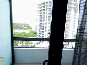 Sharing a bed with my big booty step sister