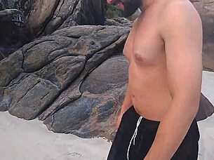 Outdoor Sex At Nudist Beach.