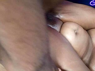 sensational babe moans as i nail her deep in missionary with swollen pussy