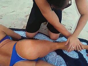 Outdoor Sex At Nudist Beach.