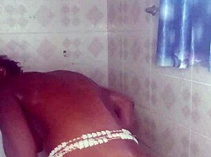 Crazybitch enjoys herself with dildos before taking big dicks in the shower