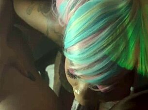 the raving party turns into some raw fucking action