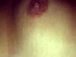 Ball Licking Leads to Cumshot on Big Tits