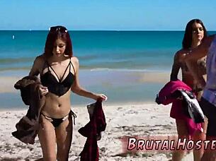 look at these excited youthful tourists felicity feline and jade in bdsm bondage