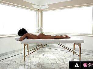 All girl massage turns into fingering with Dani Daniels