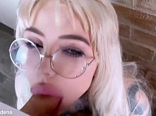 My busty blonde crush loves hard deepthroat pounding every time