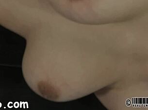 Slut couple in rough domination with blowjob and fucking