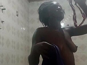 Crazybitch enjoys herself with dildos before taking big dicks in the shower