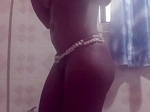 Crazybitch enjoys herself with dildos before taking big dicks in the shower