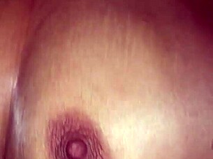 Ball Licking Leads to Cumshot on Big Tits