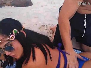 Outdoor Sex At Nudist Beach.