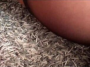 Pantyhose show and intense fuck in nylon leggings