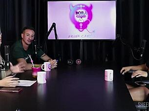 Beautiful tattooed black woman in casting