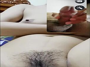 2025 filipina girl locks door for video call sex in bedroom pov