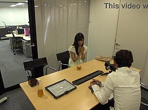 Japanese cute teen 18+ in fake idol audition casting 😍