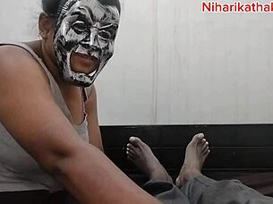 She moans, 'Trick or treat?' during doggystyle Halloween sex