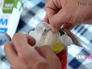 Faux pussy swap turns real with ebony step sisters in POV arrangement