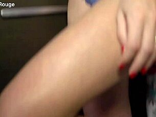 Beautiful housewife prepares in the kitchen